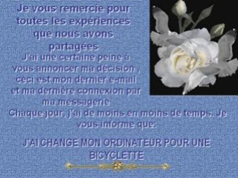 Adieu mes amis