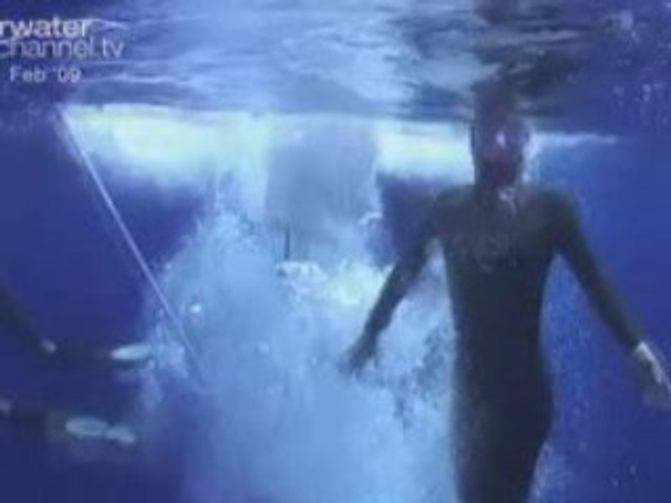 Sara Campbell - Sled Diving