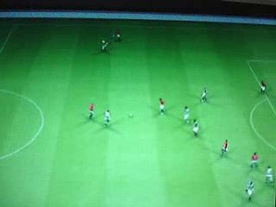 Retourné Rooney 20 Mètres après jeu en une touche PES2009