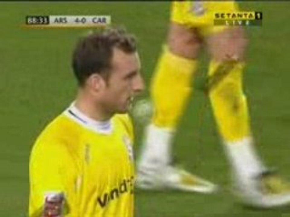 Arsenal v Cardiff V. Persie 4th Goal Round 4 Replay