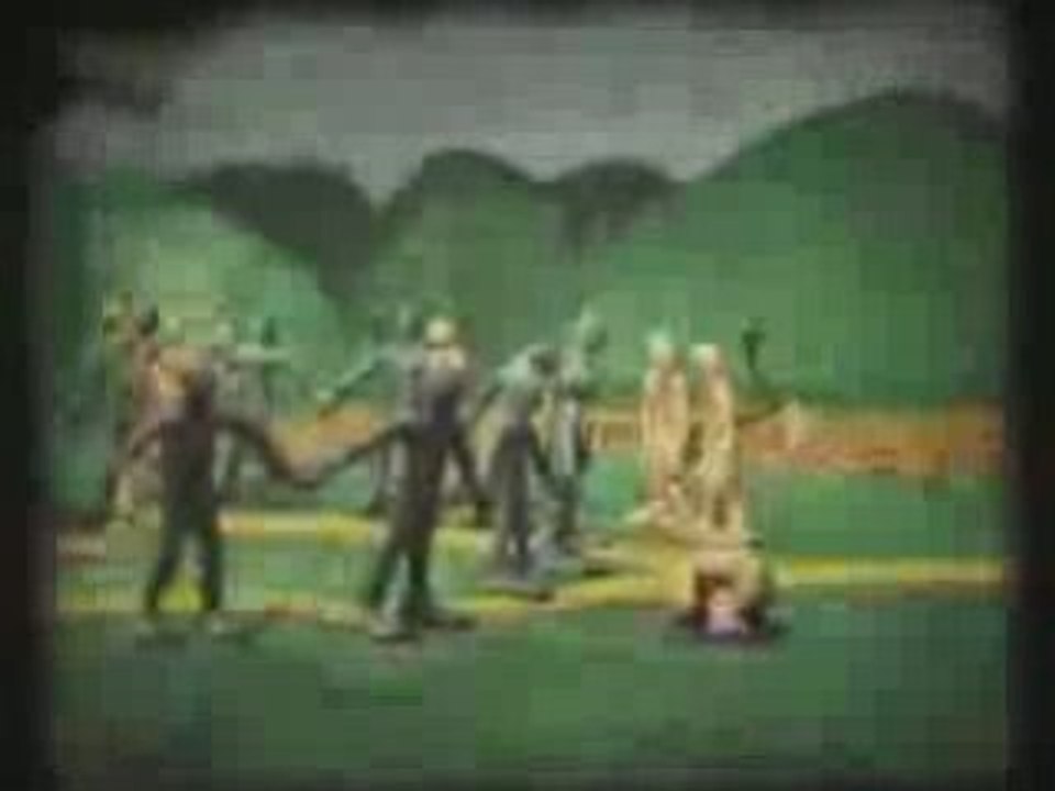 deux petites maisons dans la prairie