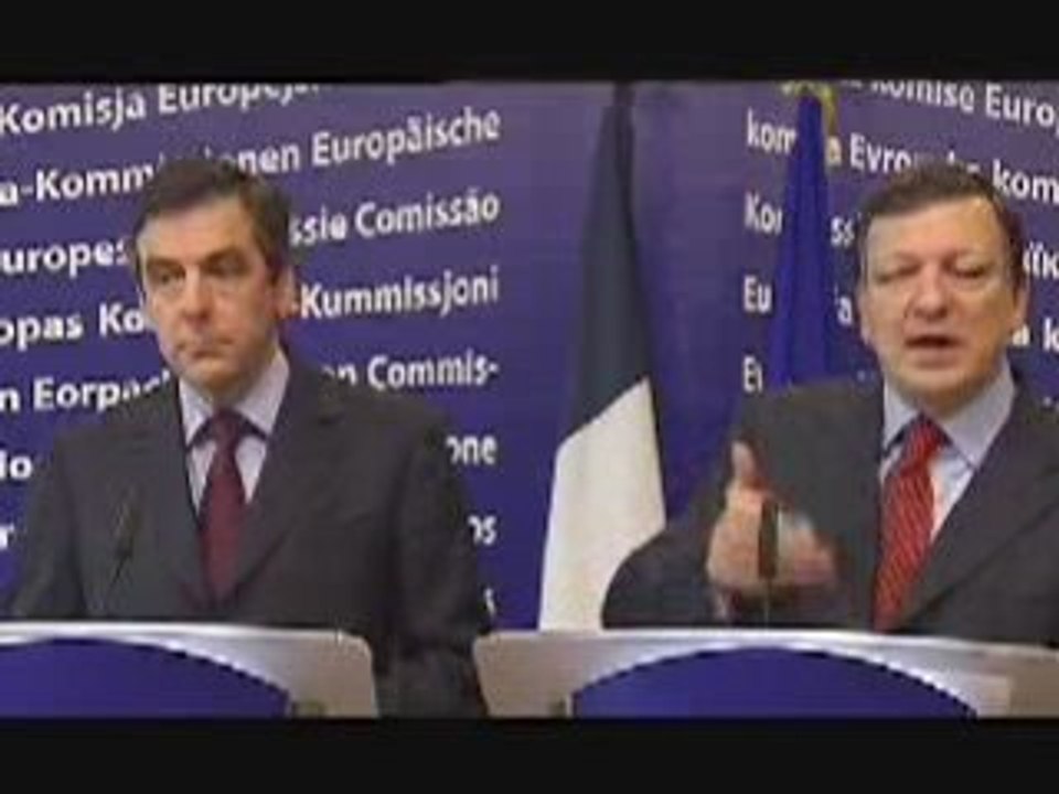 Francois Fillon à Bruxelles