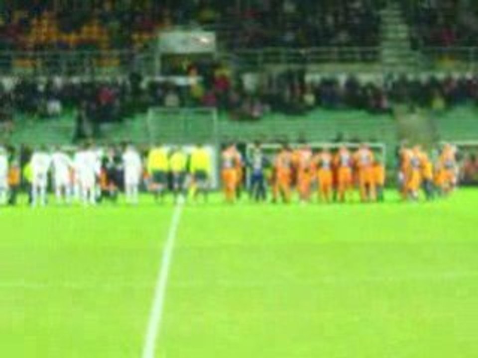 Laval - Niort Entrée des Joueurs