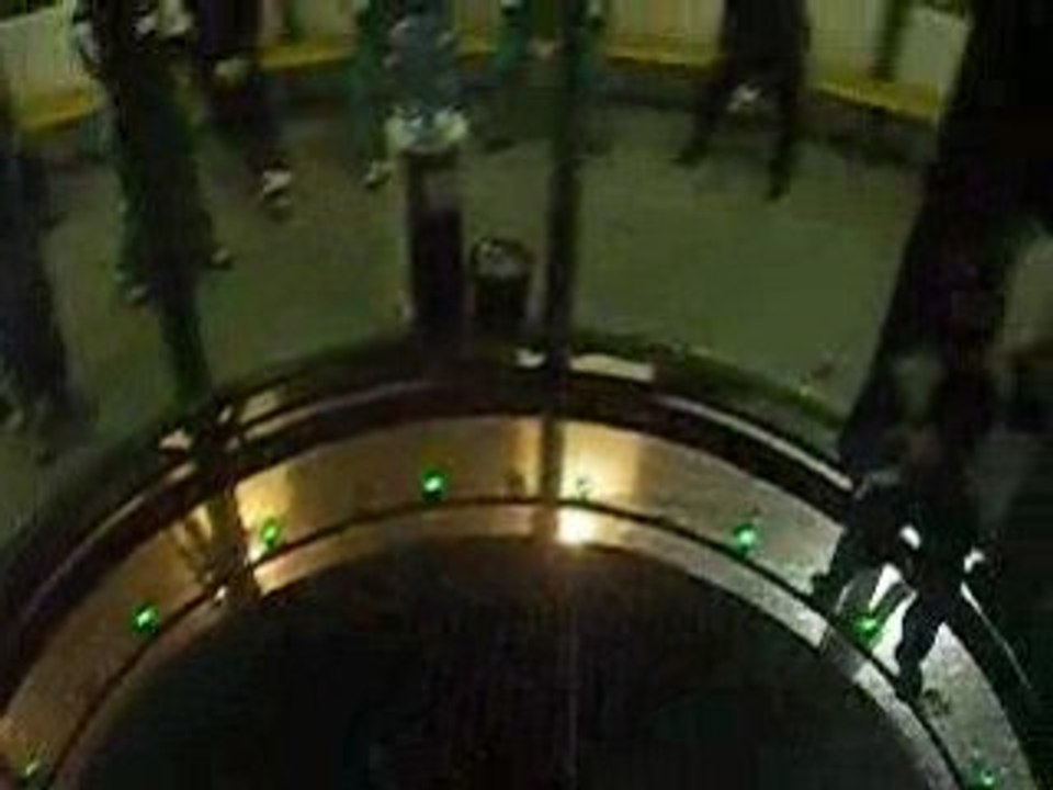 Stick dans le simulateur de chute libre