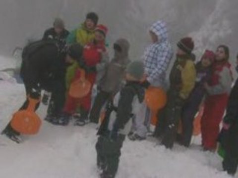 Accueil de loisirs Février 2009 : sortie neige