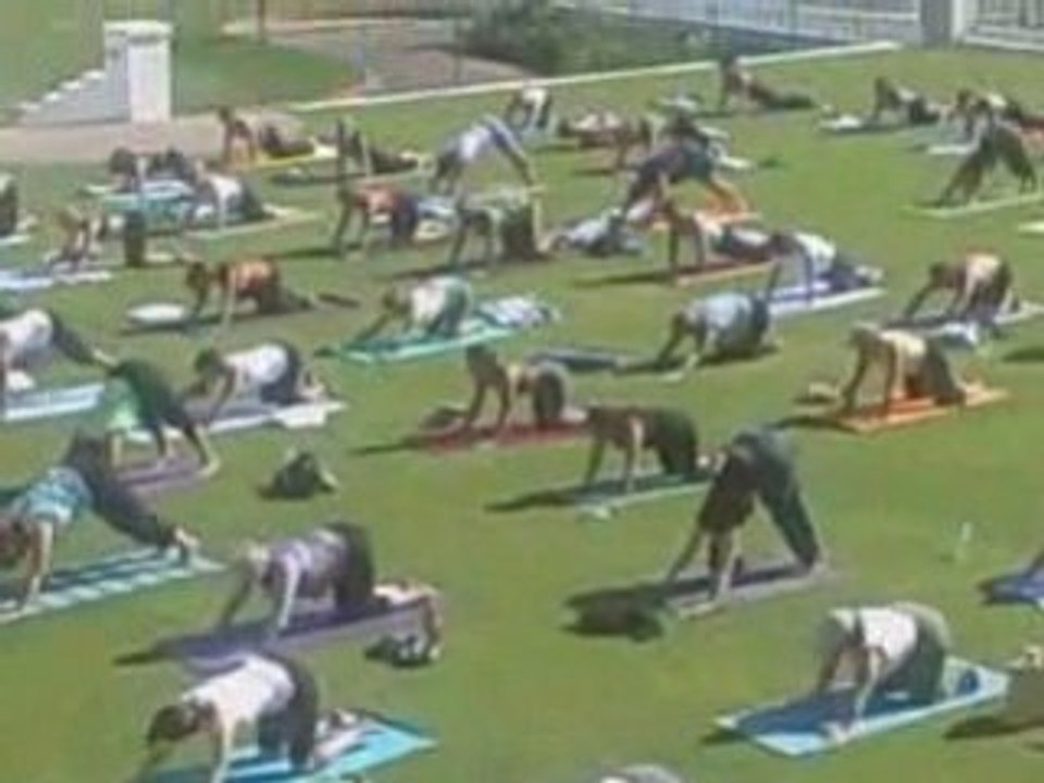 Yoga  Class at The Chopra Center