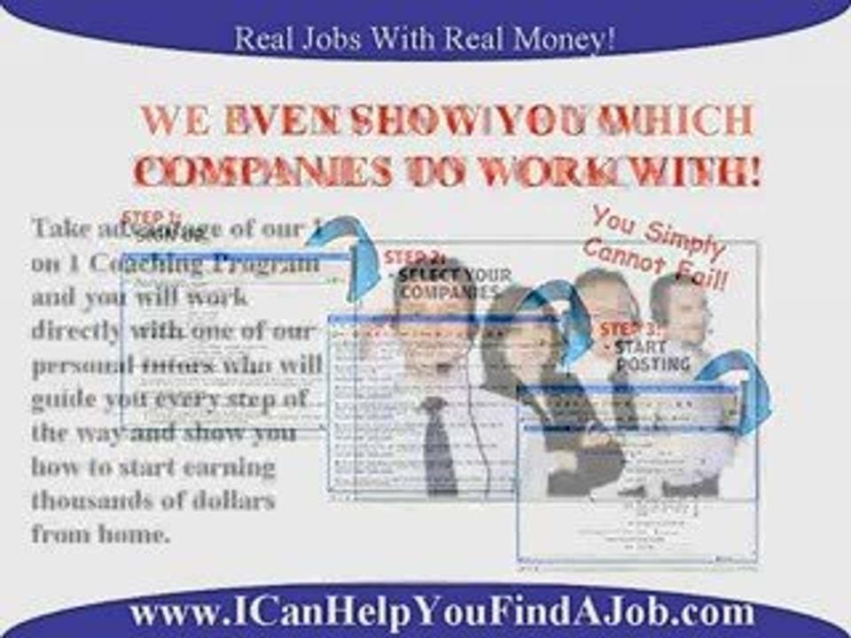 I Can Help You Find A Real Job That Pays Real Money!