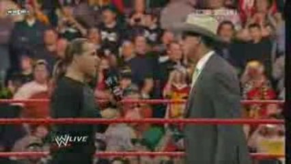 Shawn Michaels and JBL Segment Raw 2/16/2009