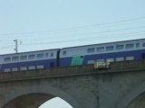 Passage d'une rame double TGV duplex