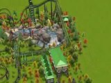 RCT3: Hybrid coaster-- Fire in the Water