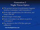 Night Vision Equipment – 2nd Generation Information