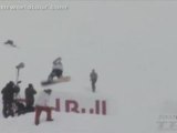 TTR Tricks - Mikkel Bang snowboarding tricks at NZ Open