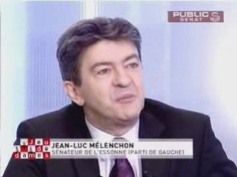 Jean-Luc Mélenchon sur Public Sénat le 18/02/2009
