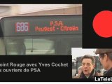 POINT ROUGE YVES COCHET FACE AUX OUVIERS DE PSA