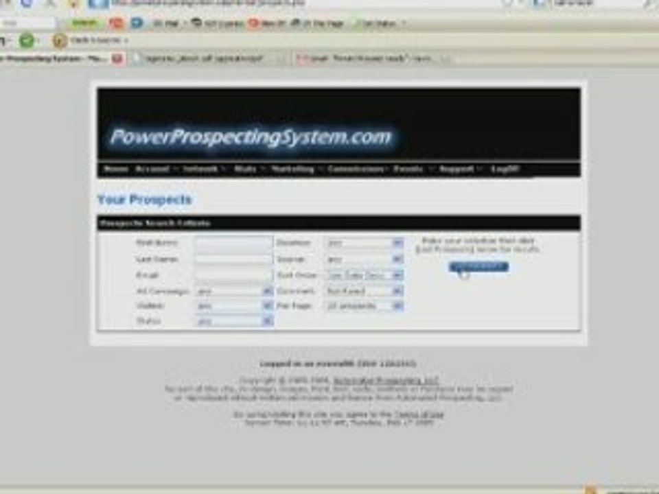 The Power Prospecting System-For Those Who Failed With MLM