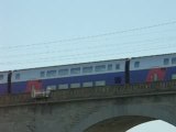 Passage d'une rame double TGV duplex