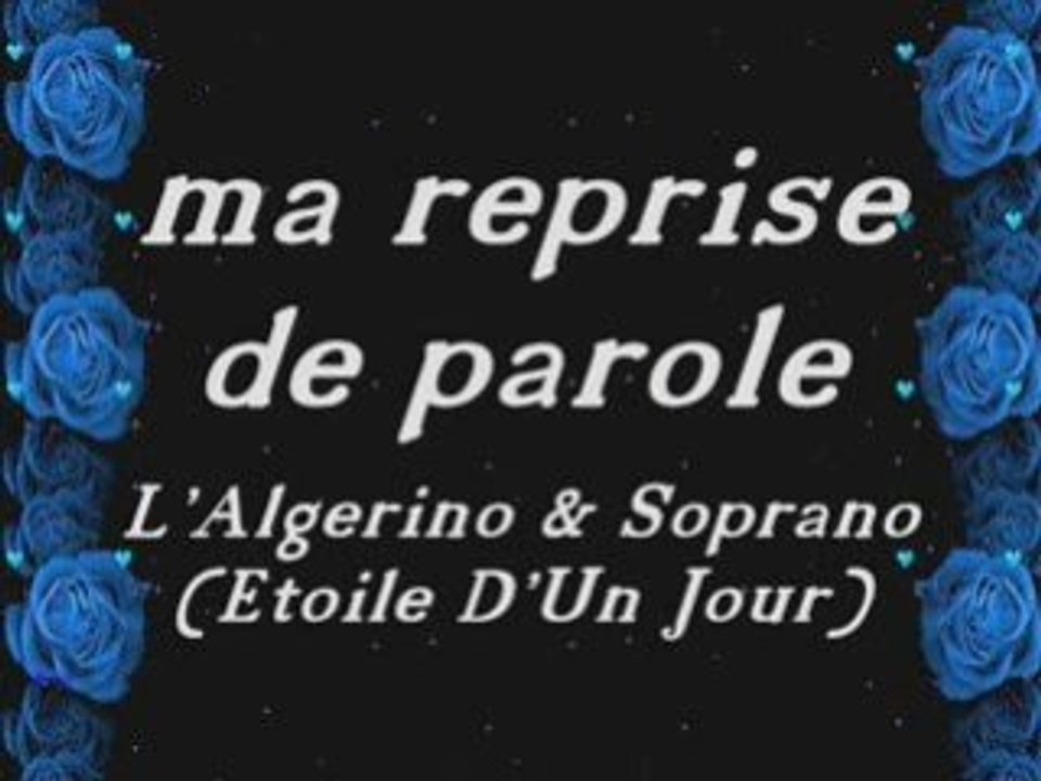 L'Algerino & Soprano - (Etoile D'Un Jour)