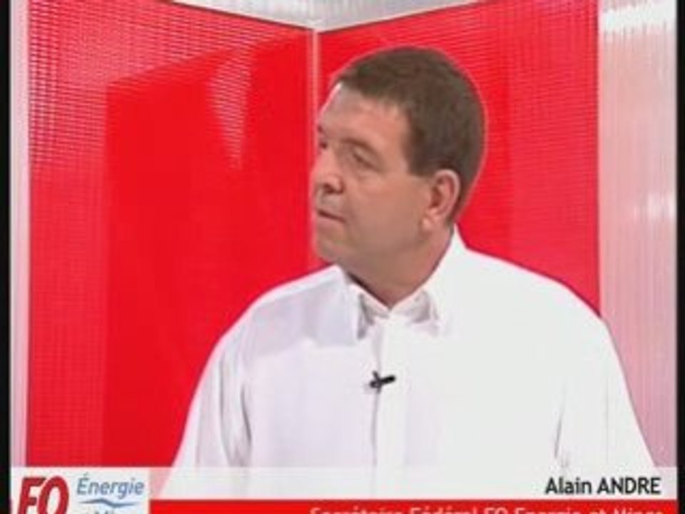 Alain ANDRÉ - Secrétaire Fédéral FO Énergie et Mines