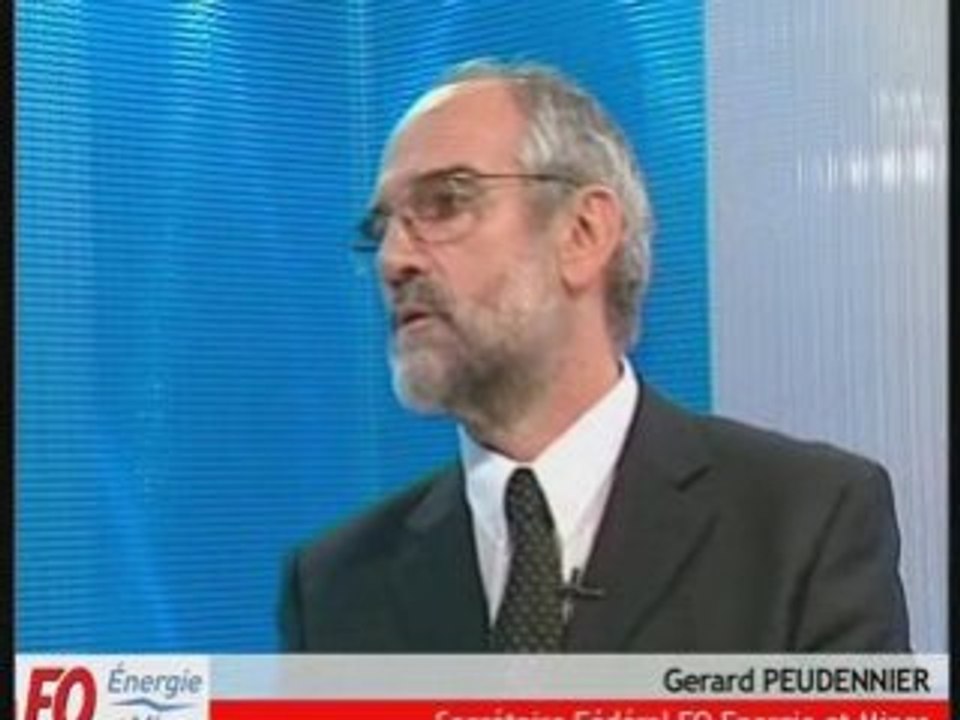 Gérard PEUDENNIER - Secrétaire Fédéral FO Énergie et Mines
