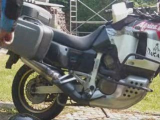 I Smoking A Cigarette On My HONDA XRV750 Africa Twin