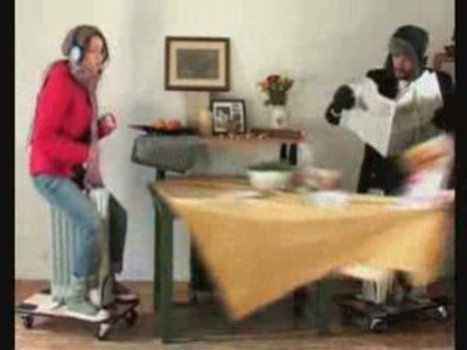 INNOVERT pub, radiateur sur roulette