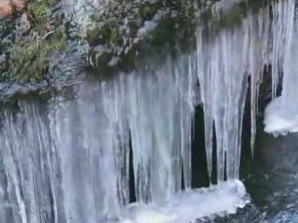 Photos de glace en hiver