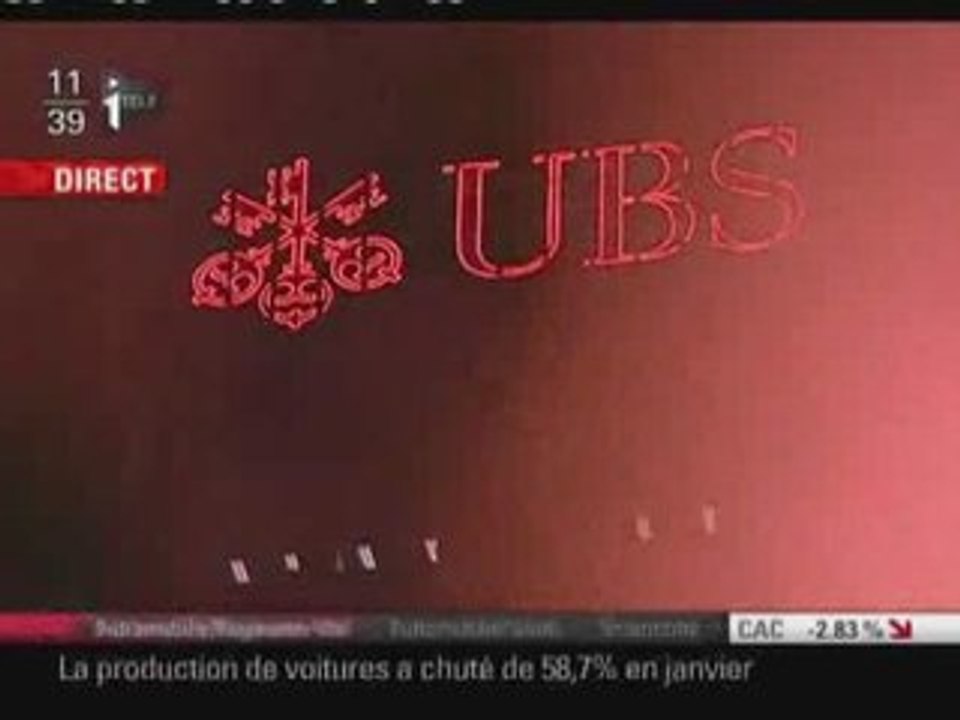 Télézapping : UBS, bombe bancaire