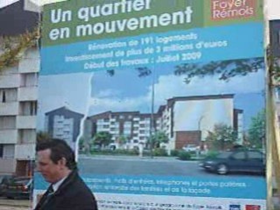 Lancement des travaux Foyer Rémois aux Epinettes