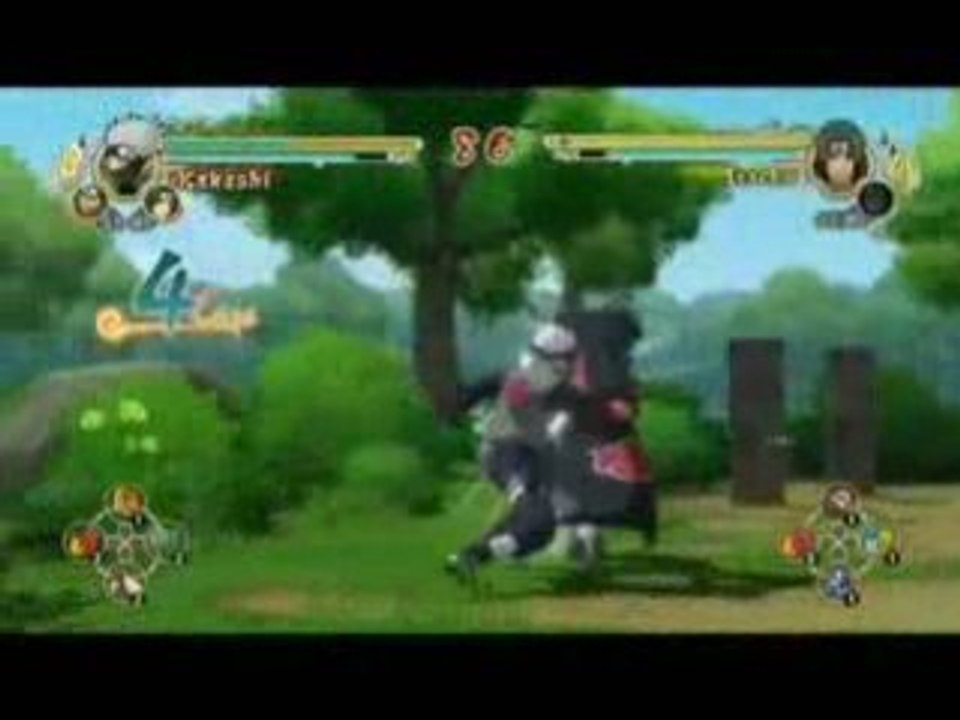 Naruto ultimate ninja storm-Hatake Kakashi VS Uchiwa Itachi
