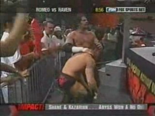 Raven in action & Sabu attacks