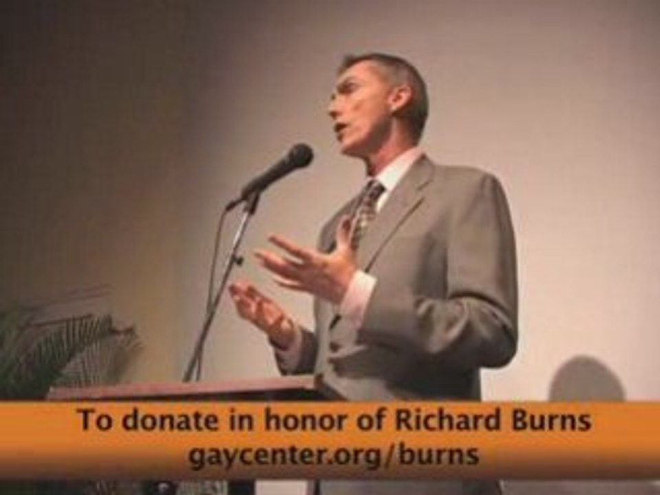 Reception for Richard Burns 22 Years LGBT Center