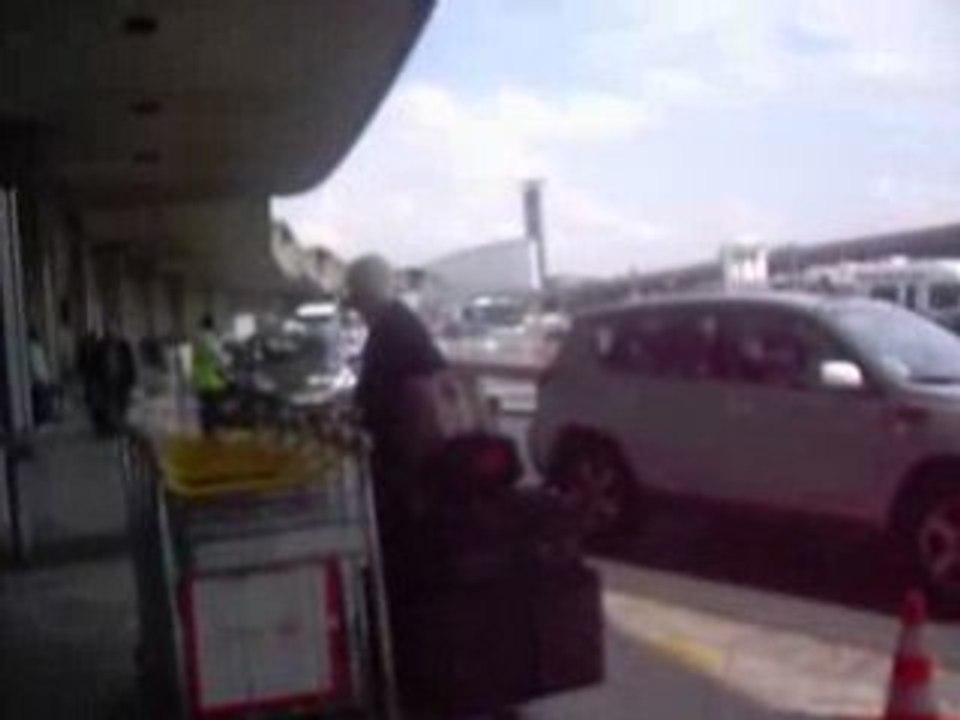 11 09 2008 Avant le départ Aéroport Roissy Charles de Gaulle