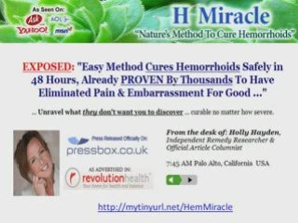 hemorrhoids Surgery * Avoid Painful Surgery * Miracle Cure