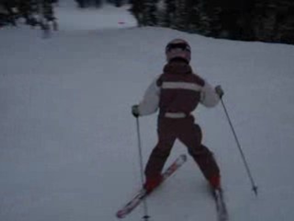 Mathilde à la neige