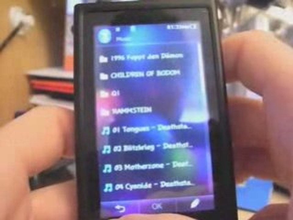 Test  Samsung YP-P3 par GMP3 (2/2)