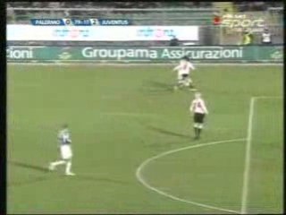 Palerme 0-2 Juventus: but de Trézéguet