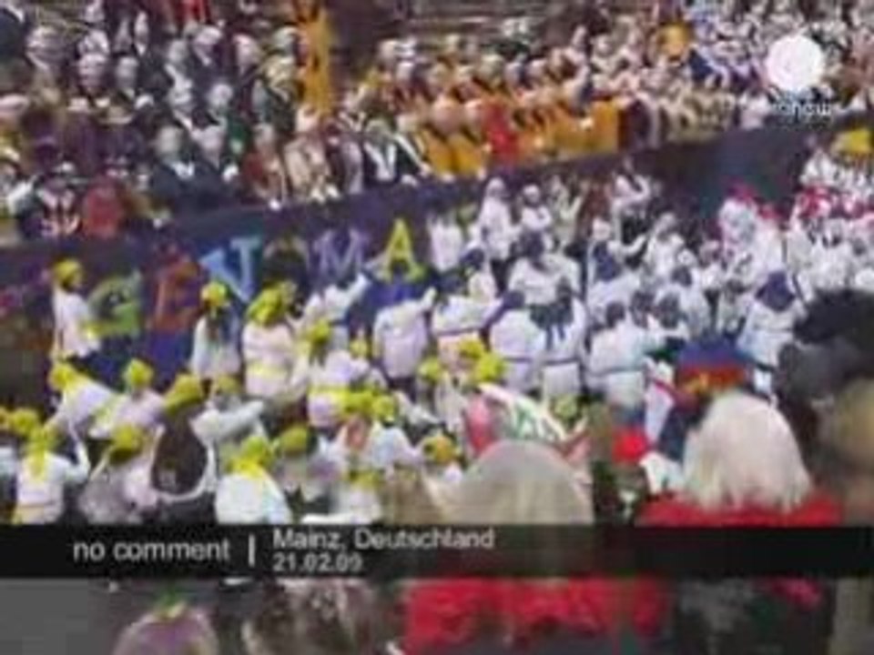Carnaval à Mainz en Allemagne