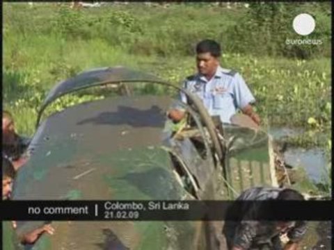 Carcasses d'avions de tigres tamouls