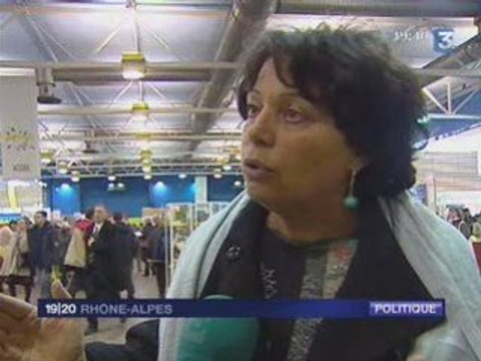 Michèle Rivasi - France 3 Rhône-Alpes - 20 février 2009