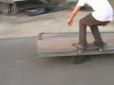 Grind 360 nollie hard shove-it out