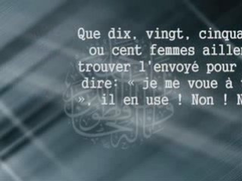 Muhammad, un messager de Dieu? -PARTIE 5