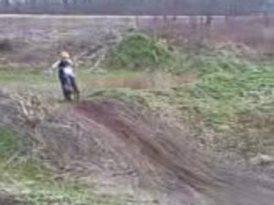 22/02/09 Sortie 125 yz a la sablier du pian medoc avec max