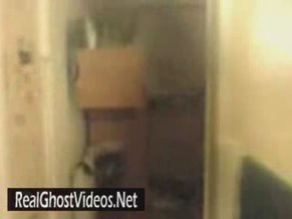Kid films a ghost!
