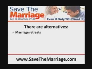 Question:  "Am I Out Of Luck If My Spouse Refuses Therapy?"