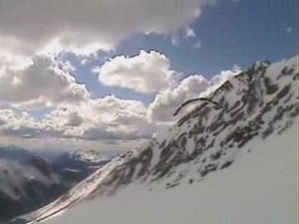 Speed flying skim avoriaz