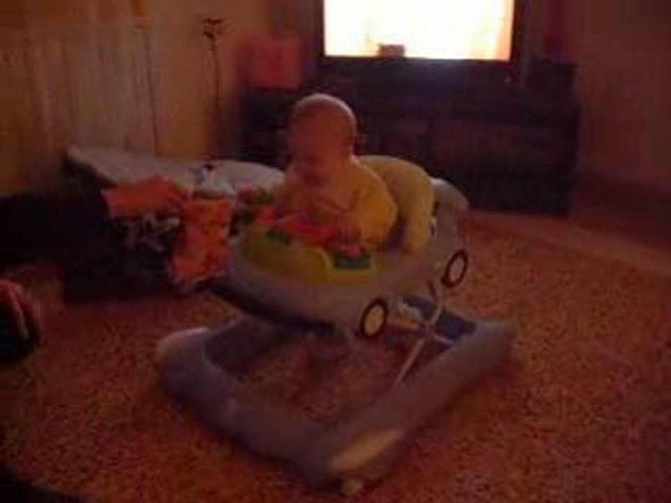 kylian et son trotteur