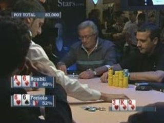 Poker EPT 2 Barcelone Jan Boubli  vs Feriolo