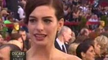 Anne Hathaway at The 2009 OSCAR AWARDS Red Carpet