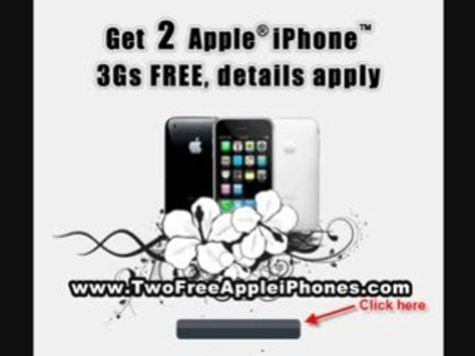 iPhone 3G - Get Two Free  http://www.TwoFreeAppleiPhones.com