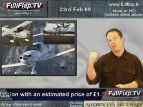 Cirrus The-Jet, Expo Aero, Robot Mechanic-FullFlap.TV 23Feb9